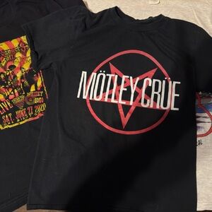 Graphic tee Motley Crue, Dale NASCAR & festival tee bundle of 3